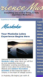 Mobile Screenshot of experience-muskoka.com